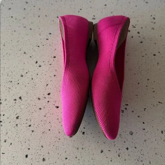 ANTONIO MELANI Vibrant Pink Textile Flats Slip On Casual Chic Shoes Size 6 EUC - Picture 7 of 12